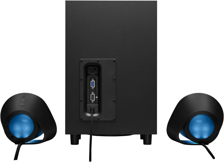 Logitech G560 PC Gaming Lautsprecher mit DTS:X Ultra Surround Sound, Spielbasierter LIGHTSYNC RGB-Be