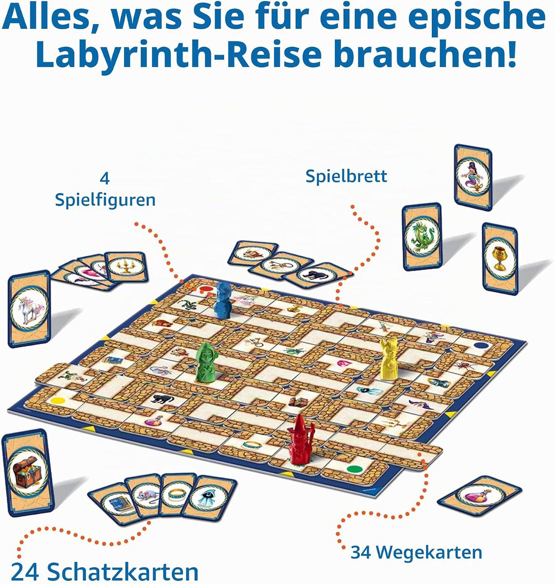 Ravensburger Labyrinth - Moving Maze Family Board Game for Kids and Adults Age 7 and Up Labyrinth Ei