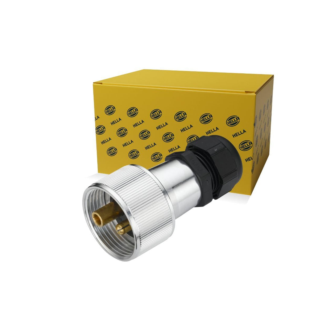 HELLA 8JA 001 925-001 Stecker - 12/24V - Stecker: Schraubkontakt Stecker in Faltschachtel, Stecker i