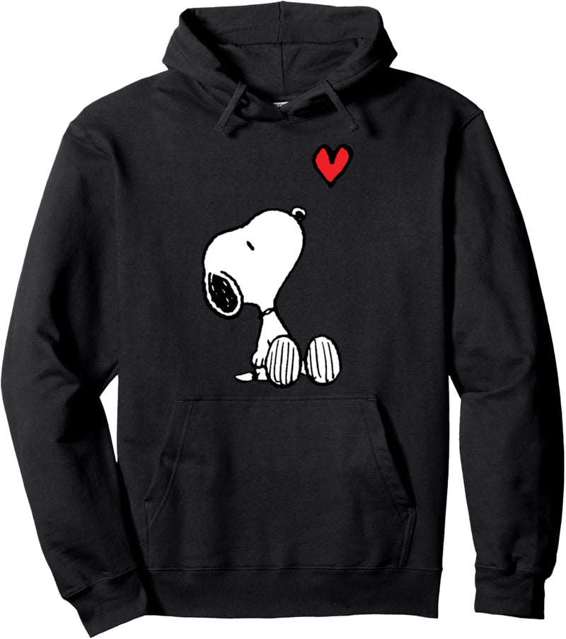 Peanuts Herz sitzender Snoopy Pullover Hoodie