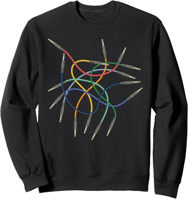 Synthesizer Audio Engineer Recording Sound Mixer Kabel Sweatshirt