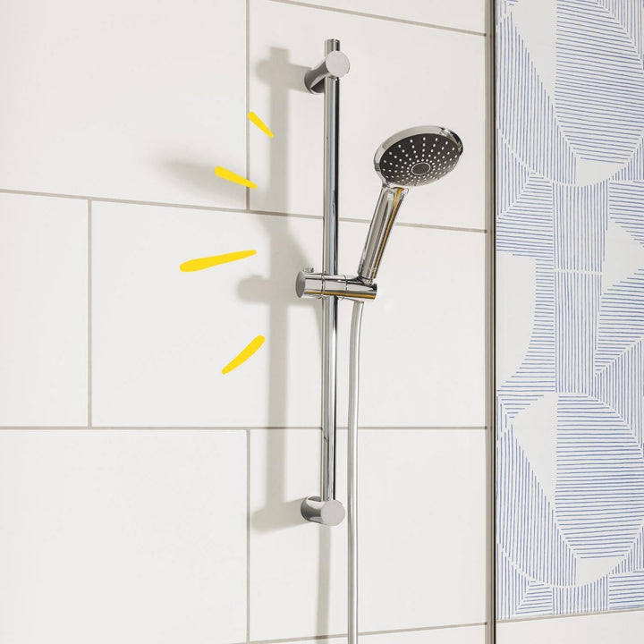 GROHE Vitalio Joy eco Brausegarnitur 1 Strahlart mit Dimmer 27326000, mit Dimmer