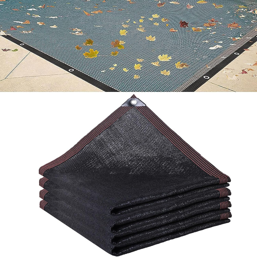 Pool-Laubnetz Abdeckung, Hochwertiges Rechteckiges Netz Für Bodenpools, Feinmaschiges Pool-Abdeckung