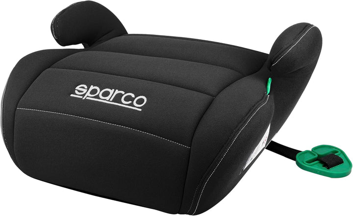 Sparco Kinderautositz Booster Schwarz i-Size für Jungen und Mädchen. Zugelassen ECE R129/03 125-150