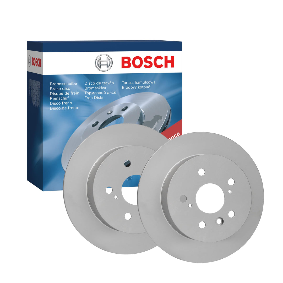 Bosch BD2160 Bremsscheiben - Hinterachse - ECE-R90 Zertifizierung - zwei Bremsscheiben pro Set
