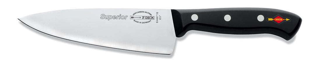 F. DICK Kochmesser, Küchenmesser, Superior (Messer mit Klinge 16 cm, X55CrMo14 Stahl, nichtrostend,