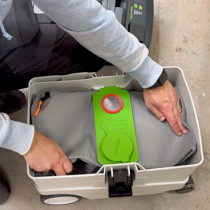 Macam Wiederverwendbarer Staubsaugerbeutel kompatibel mit Festool MINI MIDI CT 15 und CT 25 Staubsau