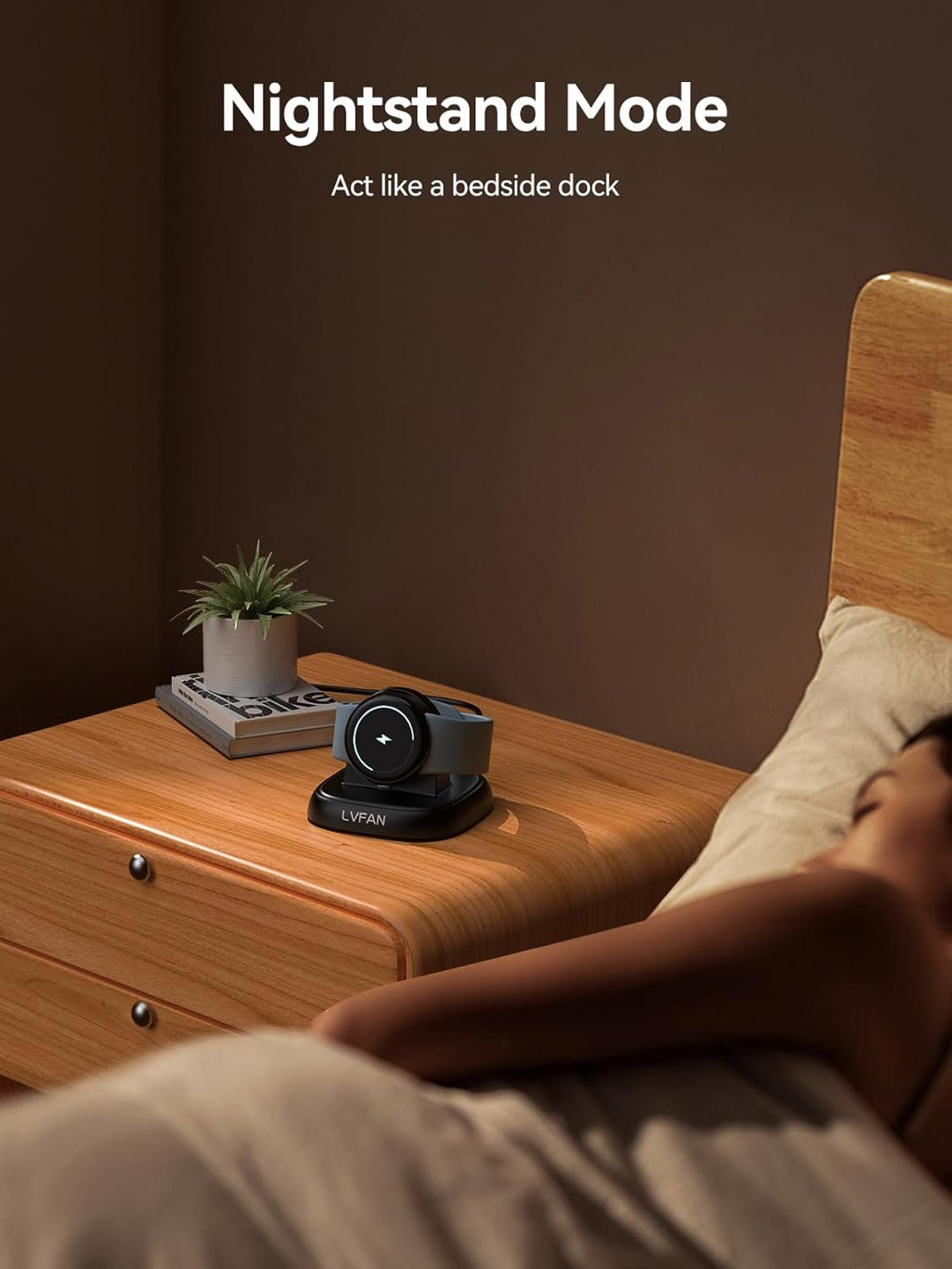 LVFAN Ladestation für Pixel Watch 3/2, USB-C Ladekabel Ersatzzubehör, Magnetischer Ladeständer für G