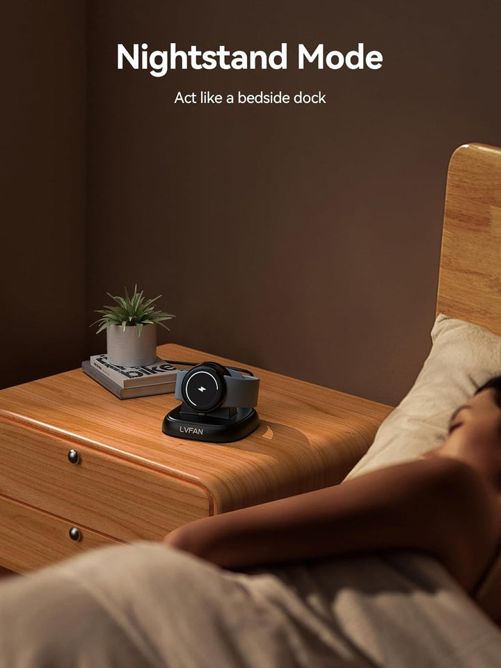 LVFAN Ladestation für Pixel Watch 3/2, USB-C Ladekabel Ersatzzubehör, Magnetischer Ladeständer für G