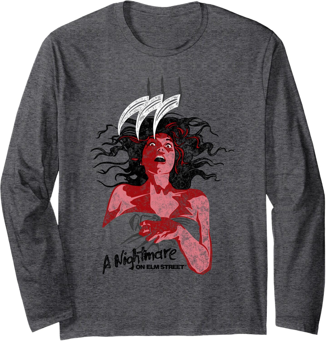 Nightmare on Elm Street European Poster Langarmshirt