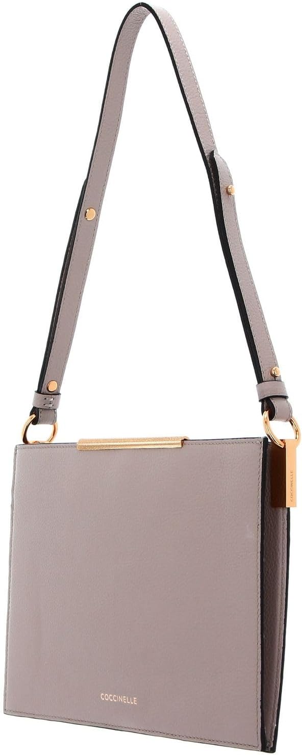 Coccinelle Delices Flat Shoulder Bag Powder Pink