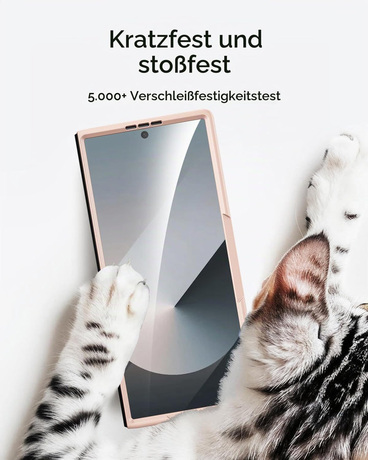Miimall Kompatibel mit Samsung Galaxy Z Fold 6 Hülle mit S-Pen &amp; Stifthalter, [HD Displayschutz] Ult