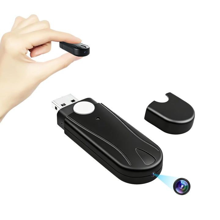Mini BodyCam,Tragbare Kleine Kamera innen und Aussenbereich,USB-Stick Videokamera HD 1080P MikroKame