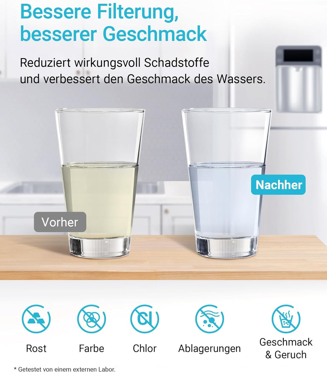 AQUA CREST DA29-00003F Kühlschrank-Wasserfilter, Kompatibel mit Samsung Aqua Pure Plus DA29-00003F,