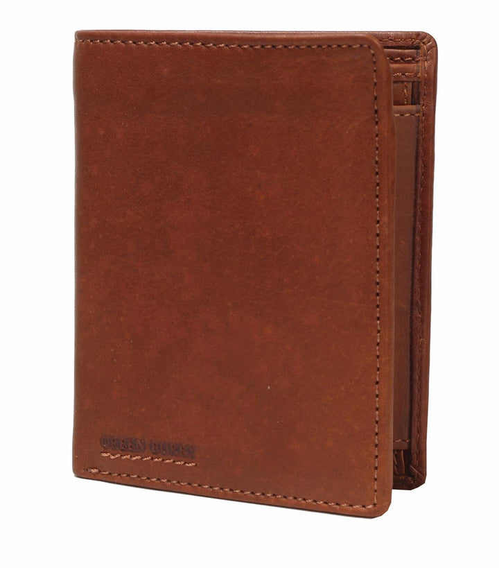 Greenburry Oily Tumbled Geldbörse Cognac