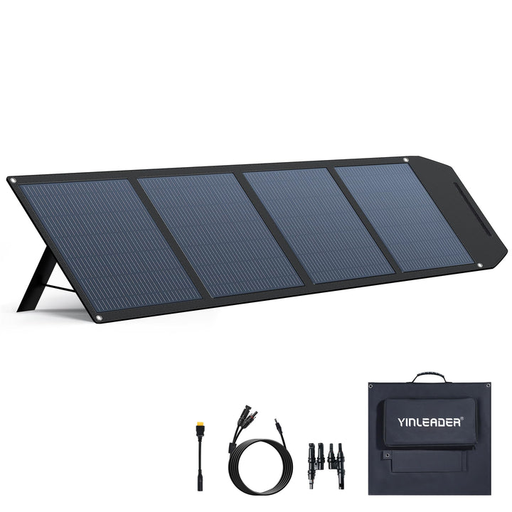 200W Falttragbares Solarmodul - 22,5% Umwandlungseffizienz, IP64 Wasserdicht Tragbares Ladegerät Sol