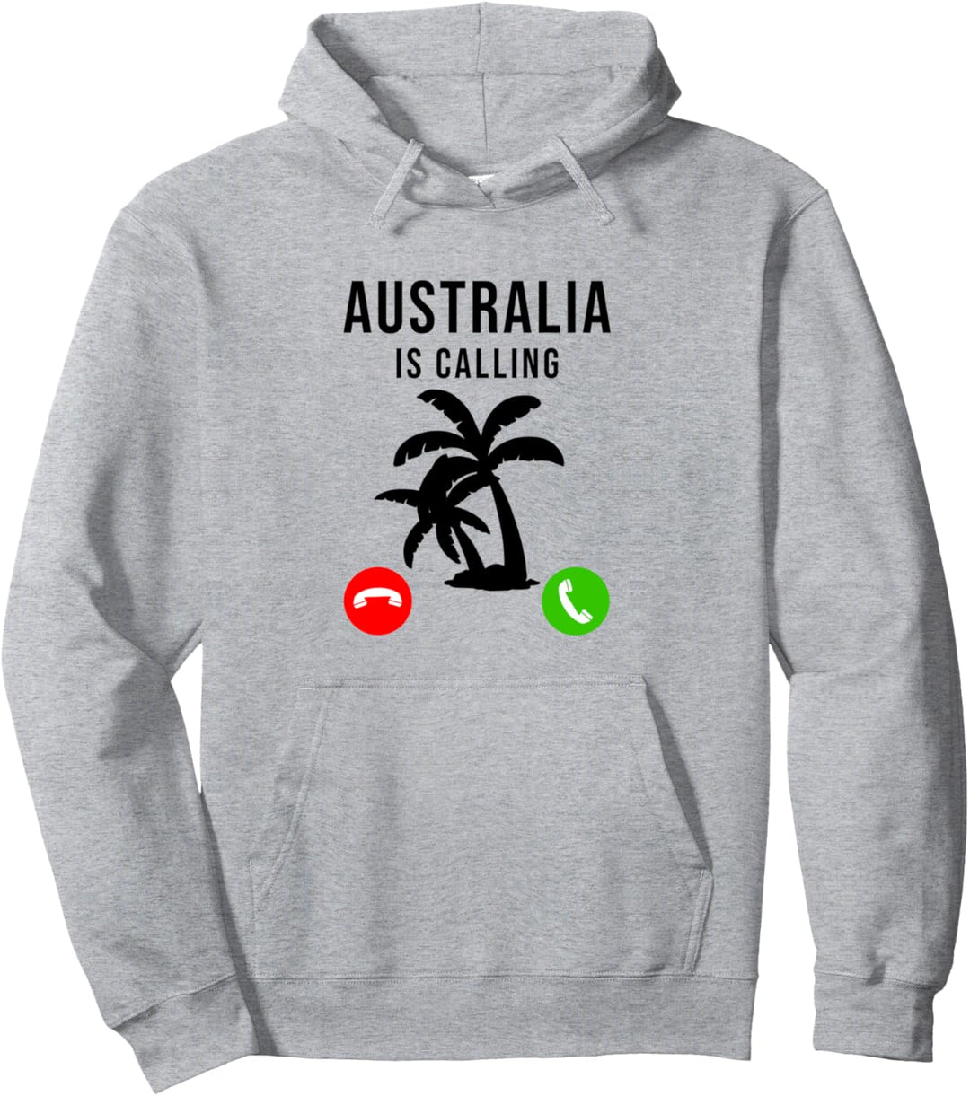 Australia Is Calling – Urlaubssouvenir-Palme Pullover Hoodie