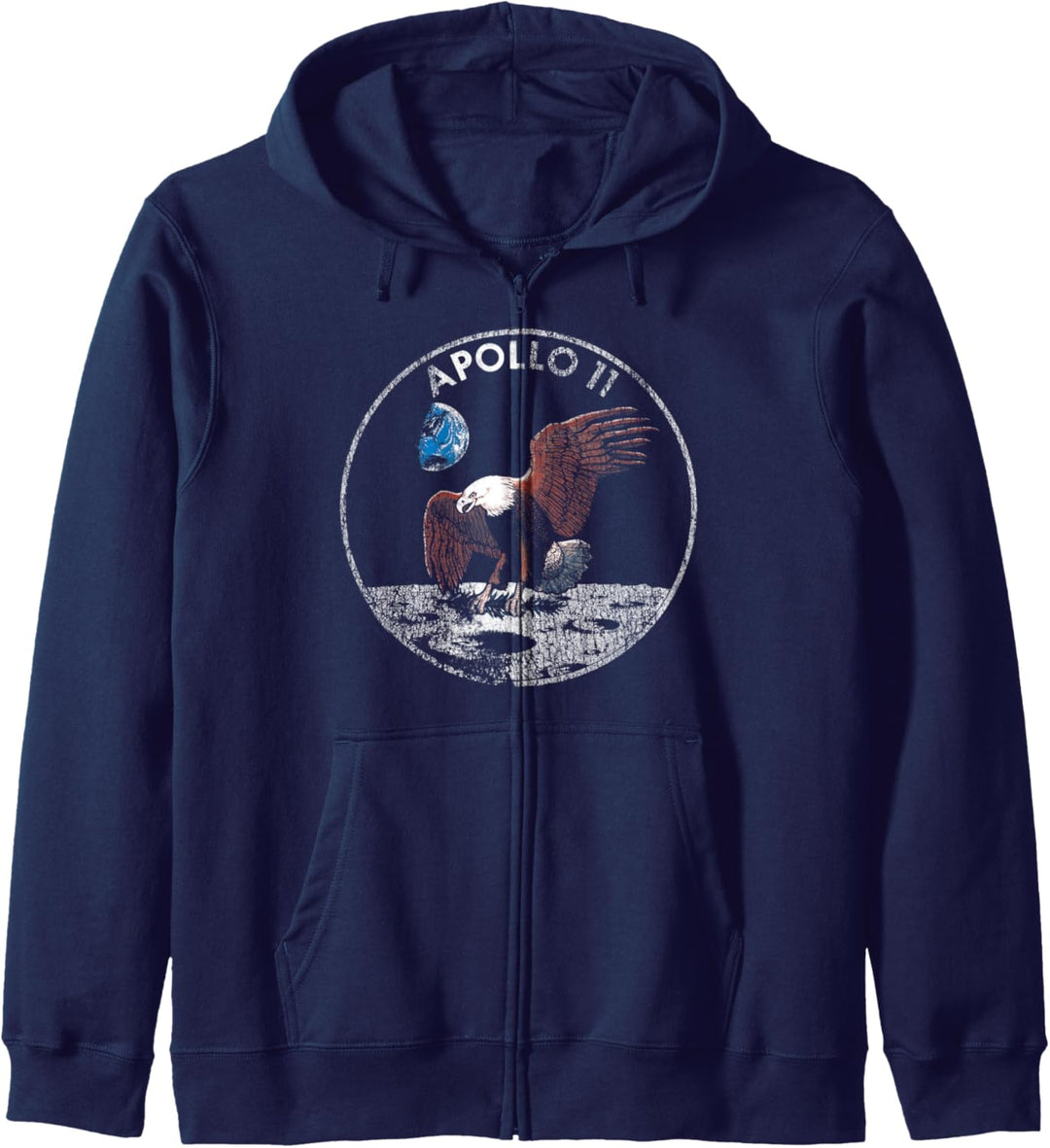 NASA Apollo 11 Vintage Eagle Emblem Kapuzenjacke