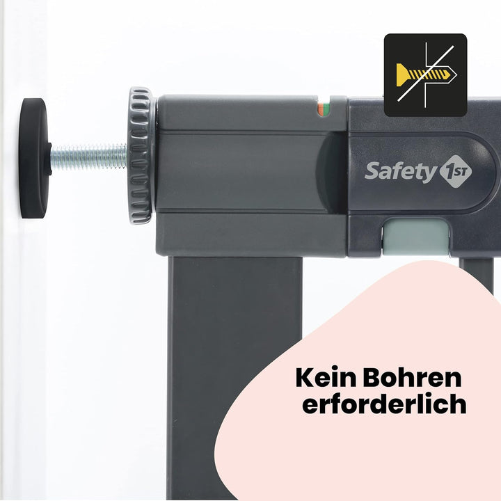 Safety 1st Easy Close, Ausziehbares Schutzgitter, Klemmgitter für die Treppe, Babygitter auch für Hu