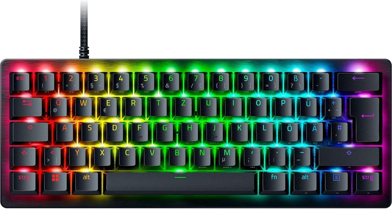 Razer Huntsman V3 Pro Mini - Analoge optische E-Sport-Tastatur im 60% Format Snap Tap & Rapid Trigge