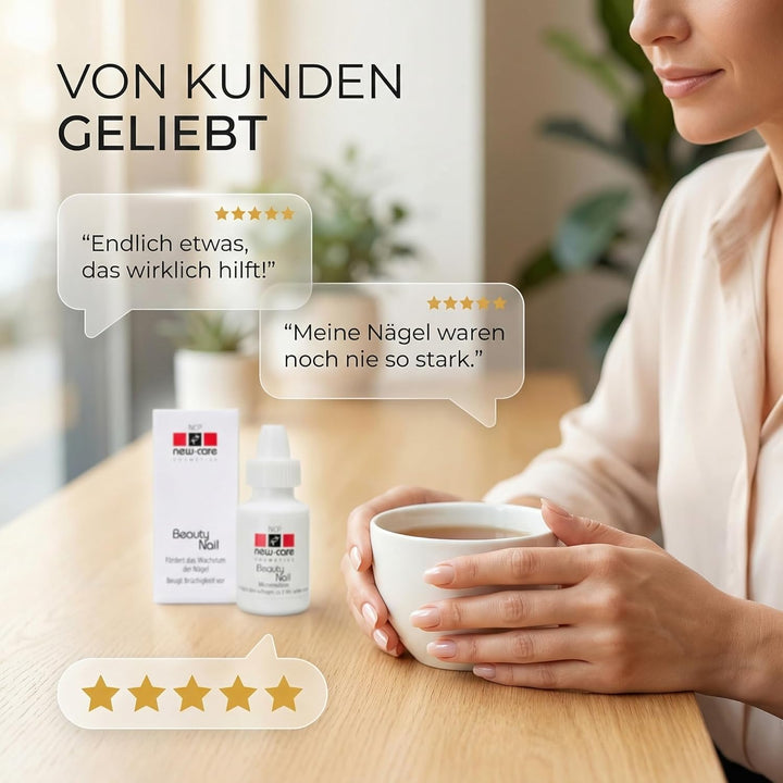 NCP new care Beauty Nail Wachstumslösung für Ebenmässige und Gestärkte Nägel – 10 ml – Tiefenwirksam