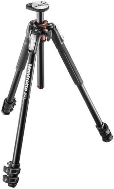 Manfrotto MT190XPRO3 Aluminium Stativ mit 3 Segment tripod Single, tripod Single