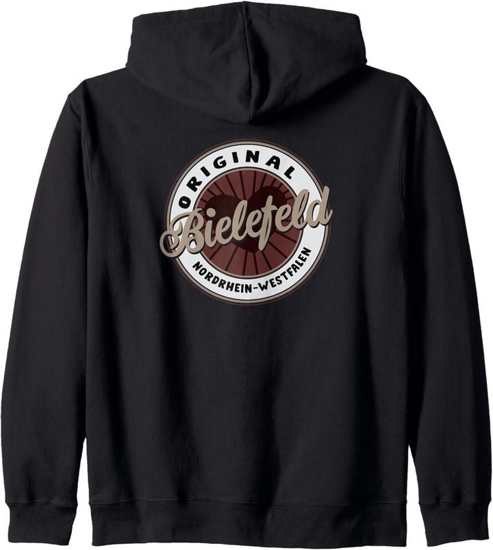 Bielefeld Urlaub Reisen Souvenir Stadt Design Kapuzenjacke