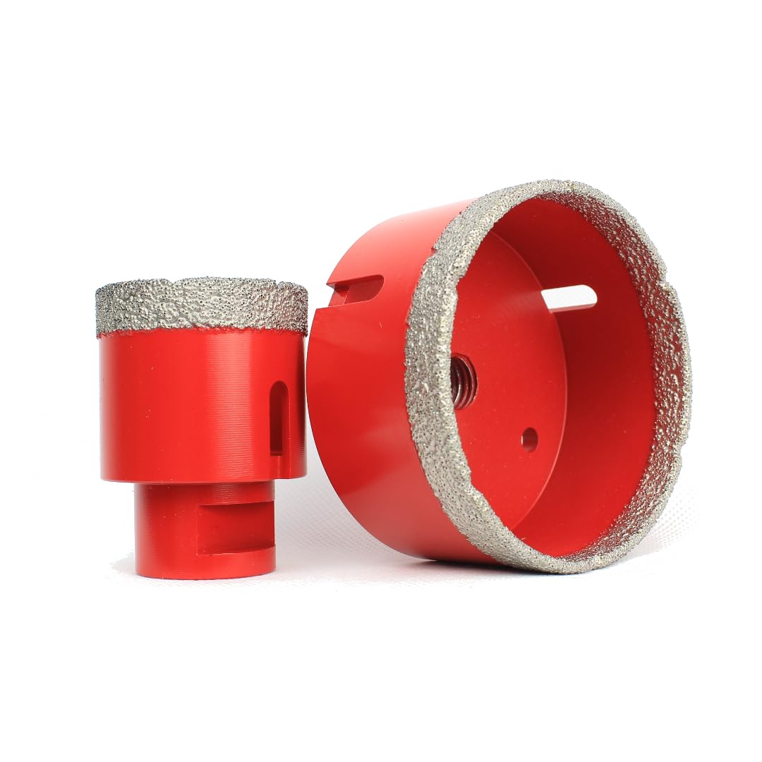 Weischer® - Fliesenbohrer Ø 65 mm | M14 für Winkelschleifer | Diamantbohrer Diamantbohrkrone Glasboh