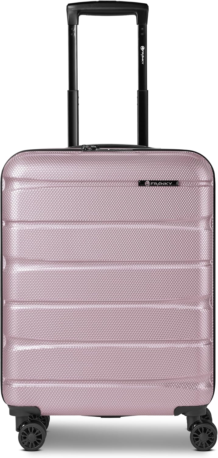 Franky Munich 4.0 Handgepäck Koffer | Hartschalen Trolley mit 4 Rollen, TSA-Zahlenschloss, Arretierb