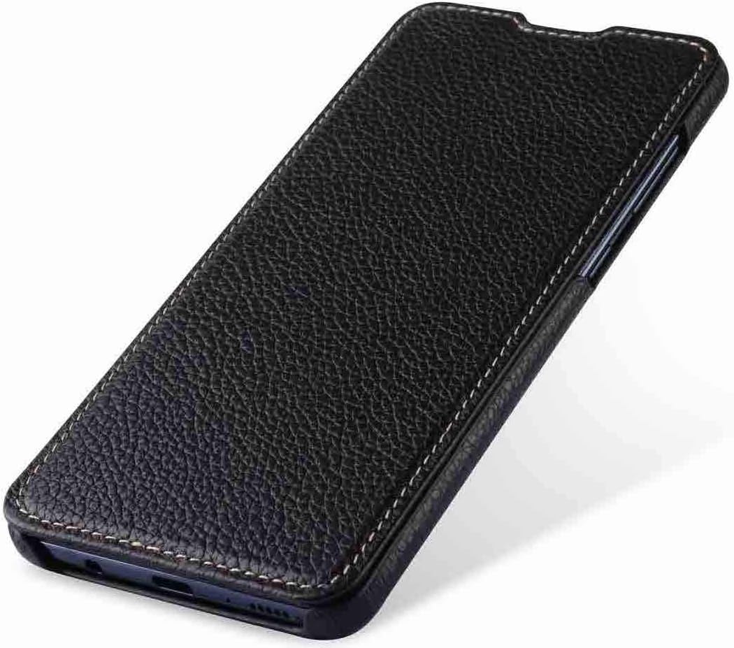 STILGUT Book Case kompatibel mit Samsung Galaxy A71 Hülle aus Leder zum Klappen, Klapphülle, Handyhü