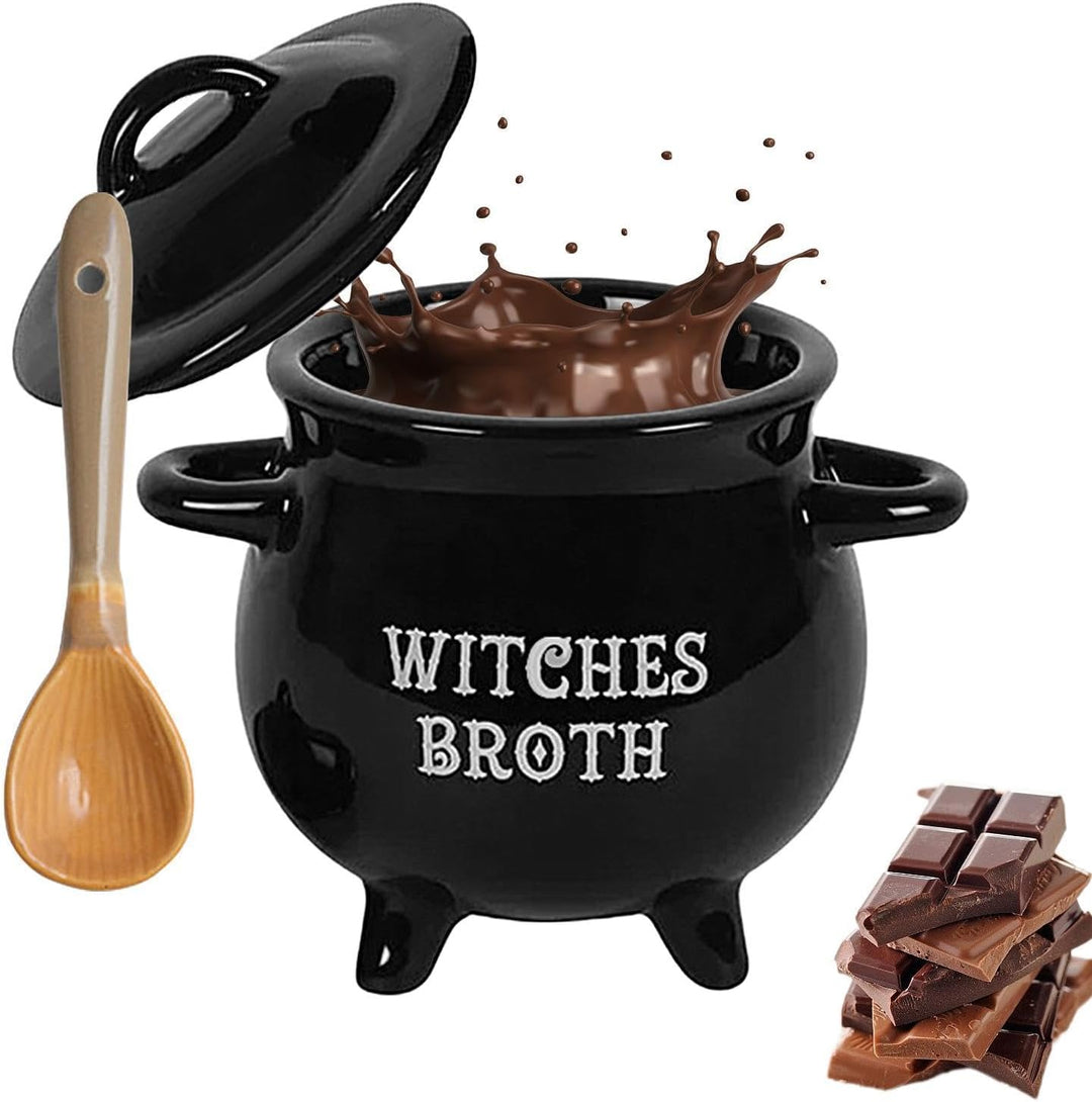 Generisch Suppen- Keramik, Schwarzer SuppenDekoration | Halloween Hexeneimer Für Themen-Partys, Grus