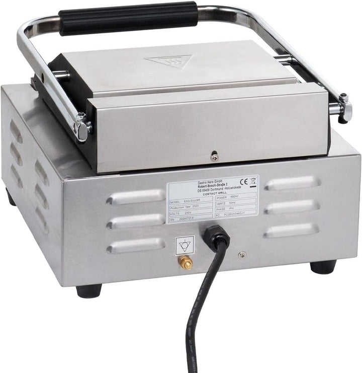GastroHero Elektro-Kontaktgrill ECO 1,8 kW, gerillt Gastronomiebedarf