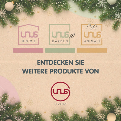 UNUS Gartenstecker Weihnachten Tannenbaum, 2er Set, Metallstecker Garten Rost, Gartendeko Rostoptik,