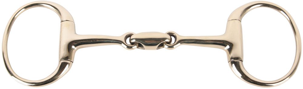 Harry's Horse Bustrens Gold, dubbelgebroken, oval-link, Grösse:13.5, L