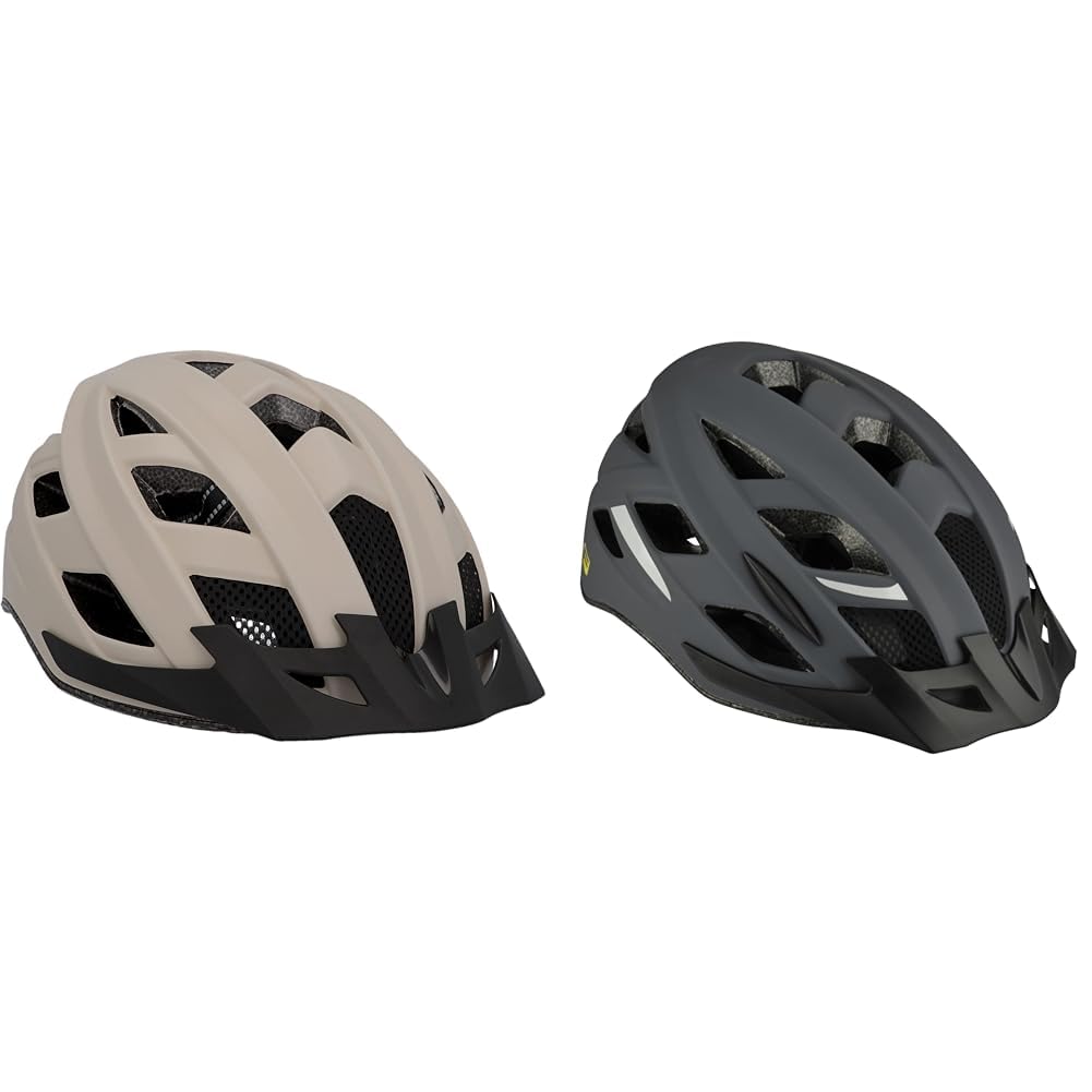 FISCHER Fahrradhelm, Radhelm, Cityhelm Urban Plus, mit integriertem LED-Rücklicht für Damen und Herr