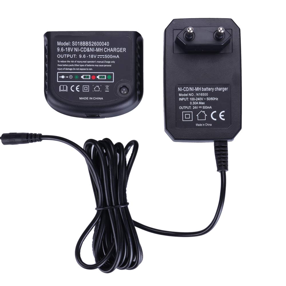NI-Cd NI-MH Akkuladegerät für Black & DeckerA12, A12-XJ, A12EX, A1712, FS120B, FSB12 HPB18-OPE HPB18
