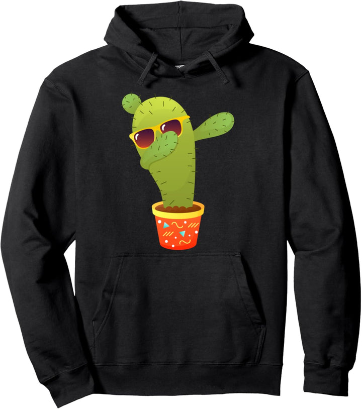 Dancing Dabbing Kaktus Design Pullover Hoodie