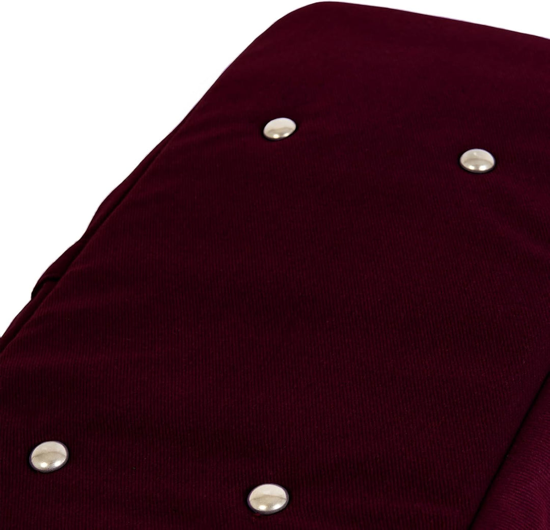 Yoga Studio YS/KitBag/SolidColours/Burgundy Yoga Kit, 71 x 23 x 18 cm, Baumwolle Yogamatte Tasche mi