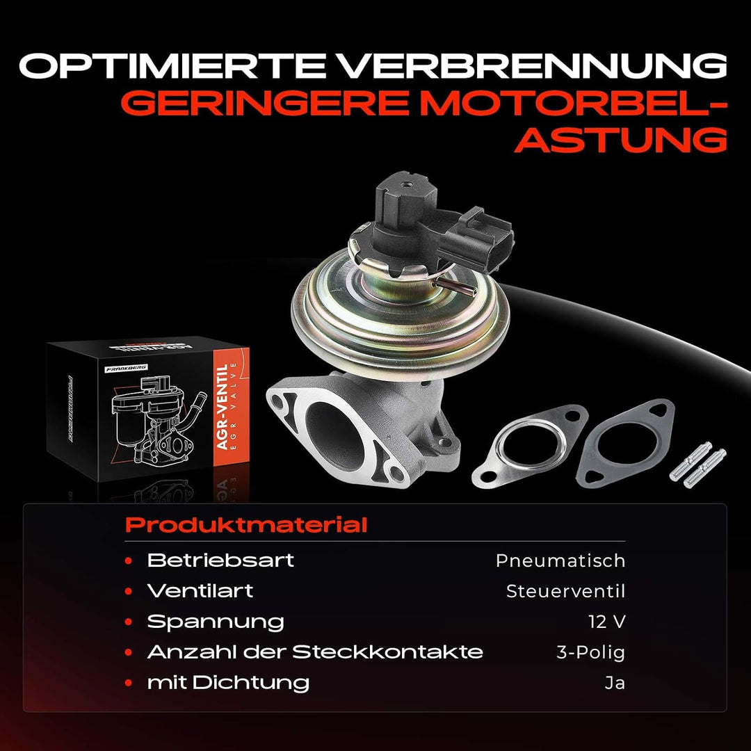 AGR-Ventil 3-Polig für Transit FA FB FM 2.0L Diesel 2000-2006 1C1Q94D475AC