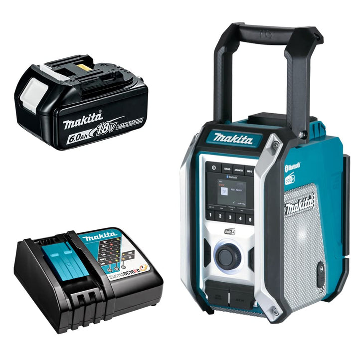 Makita DMR115 10,8-18 V Li-Ion + 1 x Ladegerät DC18RC + 1 x BL1860B