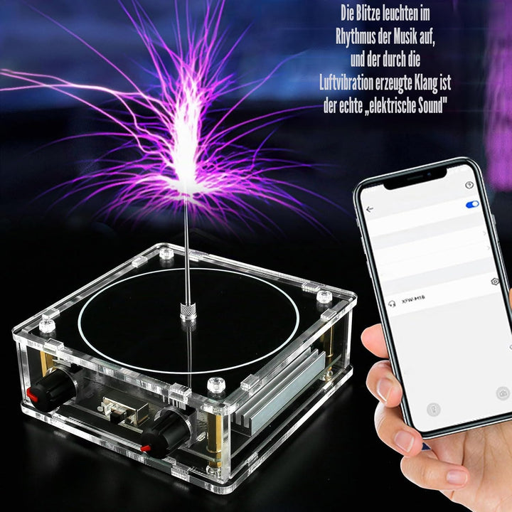 Music Tesla Coil,Tesla Coil Music Box,Musik Tesla Spule,Berührbarer Künstlicher Blitz,Lichtbogengene