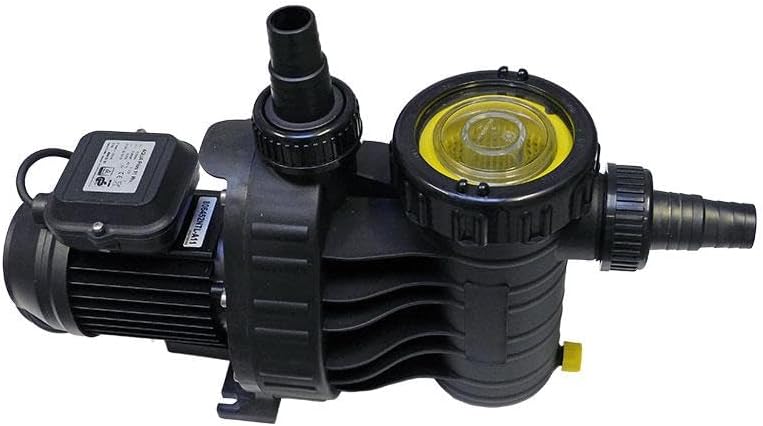 Selbstansaugende Aqua Plus 6 Filterpumpe mit 6 m³/h Umwälzleistung - Made in Germany, leise & korros