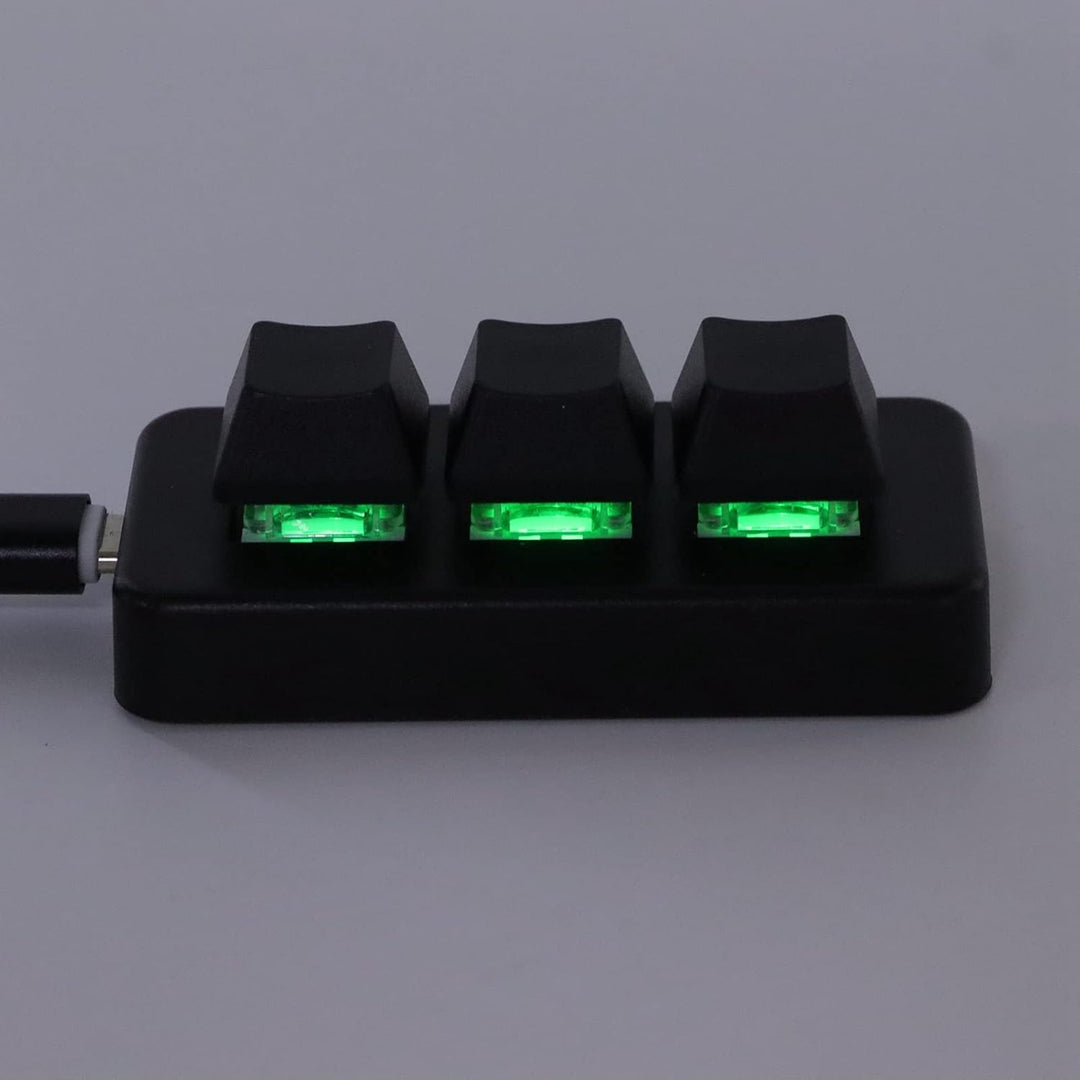 3-Tasten-Tastatur, OSU-Tastatur, RGB-Hintergrundbeleuchtung, USB-Schnittstelle, Mechanische, Program