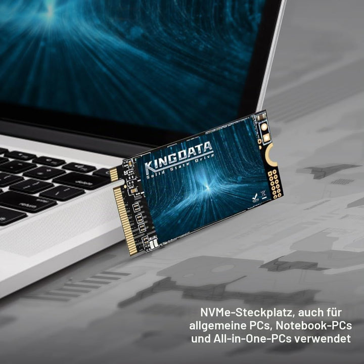 KINGDATA M.2 2242 SSD 1TB NVMe PCIe Gen3 x 4 Internal Solid State Drive, 3D NAND TLC, Gaming SSD, R/