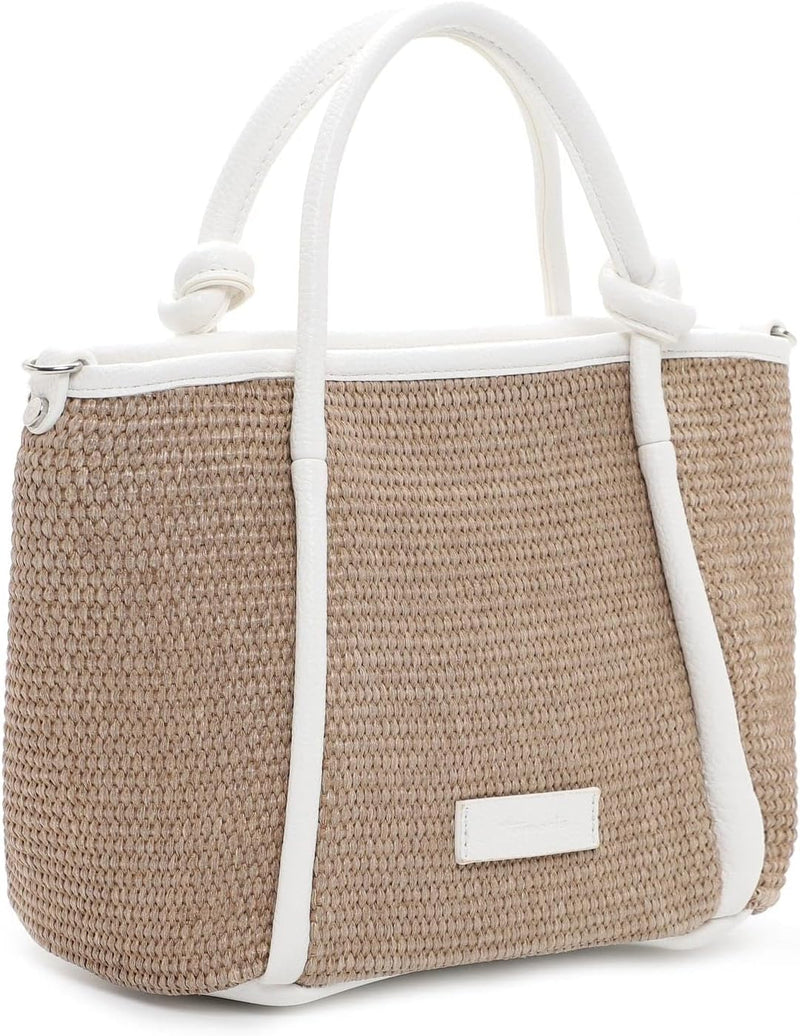 Tamaris Shopper Liv 32311 Damen Handtaschen Zweifarbig Einheitsgrösse Sand 420, Einheitsgrösse Sand