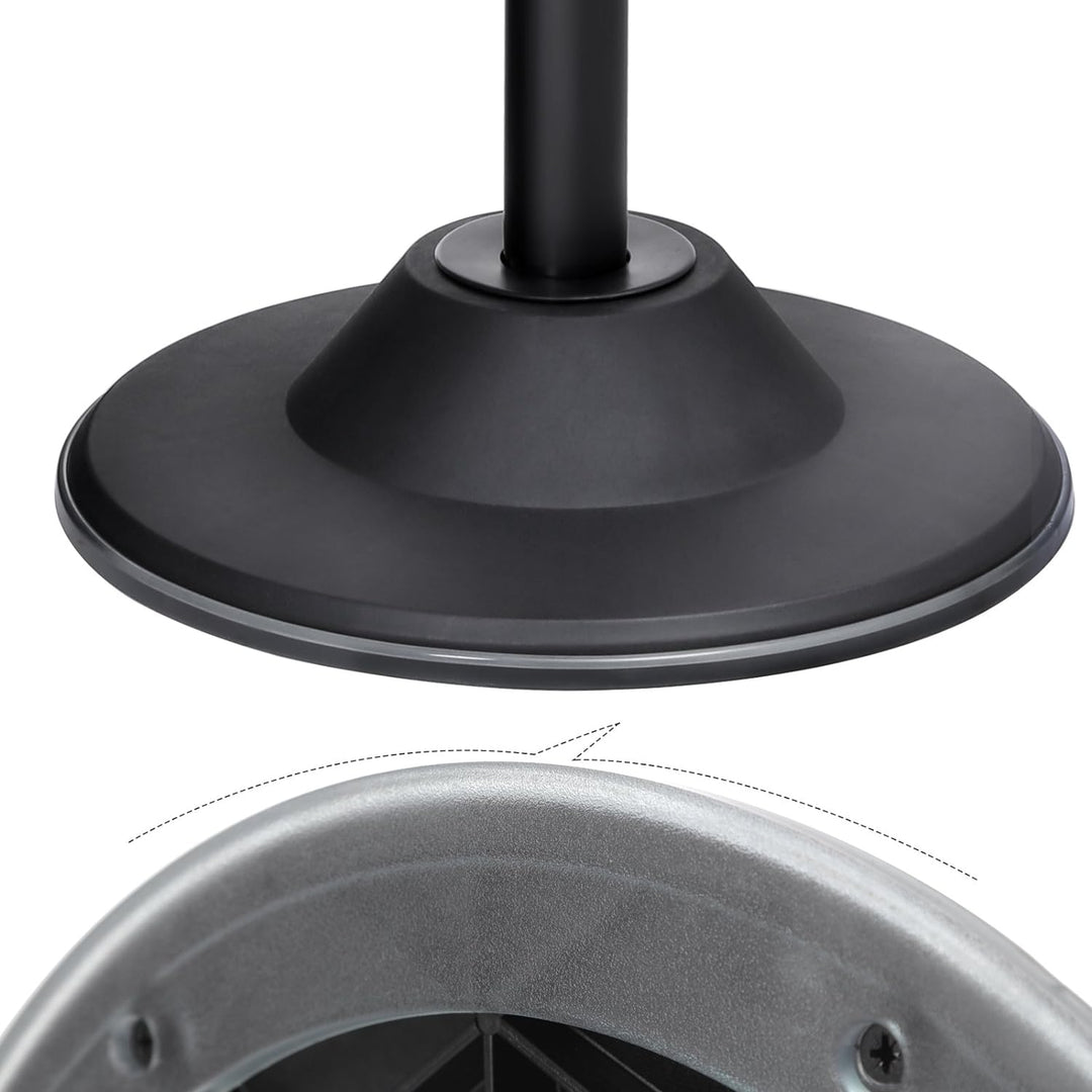 SONGMICS Höhenverstellbarer Bürohocker, ergonomischer Arbeitshocker, um 360° drehbarer Hocker, Sitzh