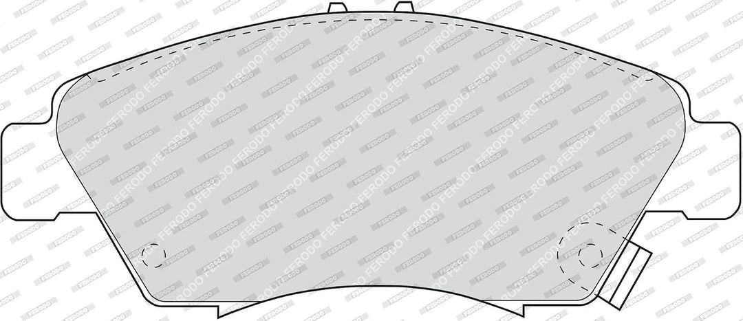 Ferodo FDB776 Bremsbelagsatz, Scheibenbremse - (4-teilig) - (4 Stück)