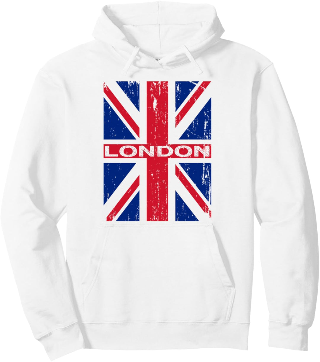London England Union Jack Flagge - Grossbritannien Britische Flagge Pullover Hoodie
