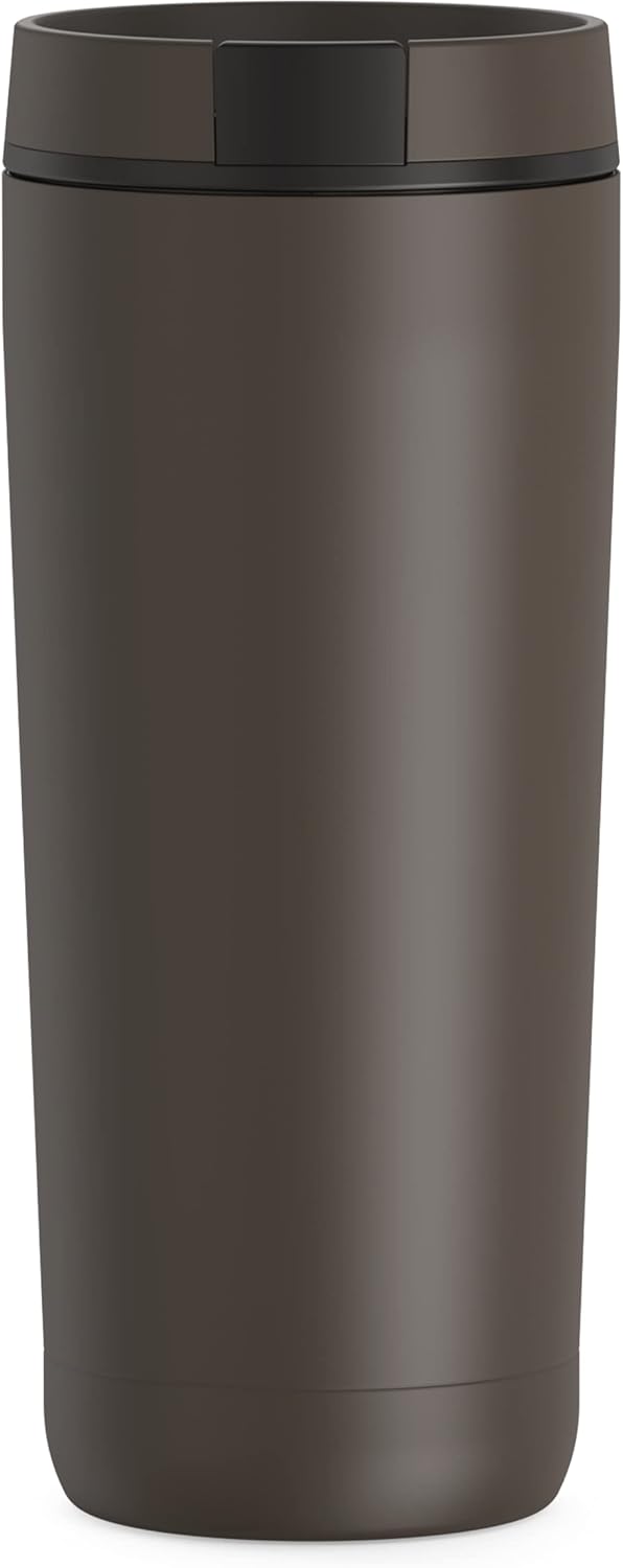 THERMOS Alta Series Edelstahl-Becher, 510 ml, Espresso-Schwarz 18 Ounce Espresso Schwarz, 18 Ounce E