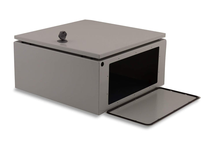 BOXEXPERT® Verteilerkasten aussen wasserdicht [Schutzklasse IP66, Stahlblech] 400x400x250mm - Serie